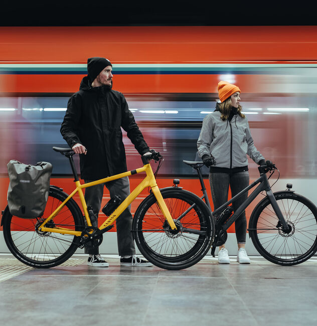 Urban Cycling Commuter Bike to Work Pants - Black