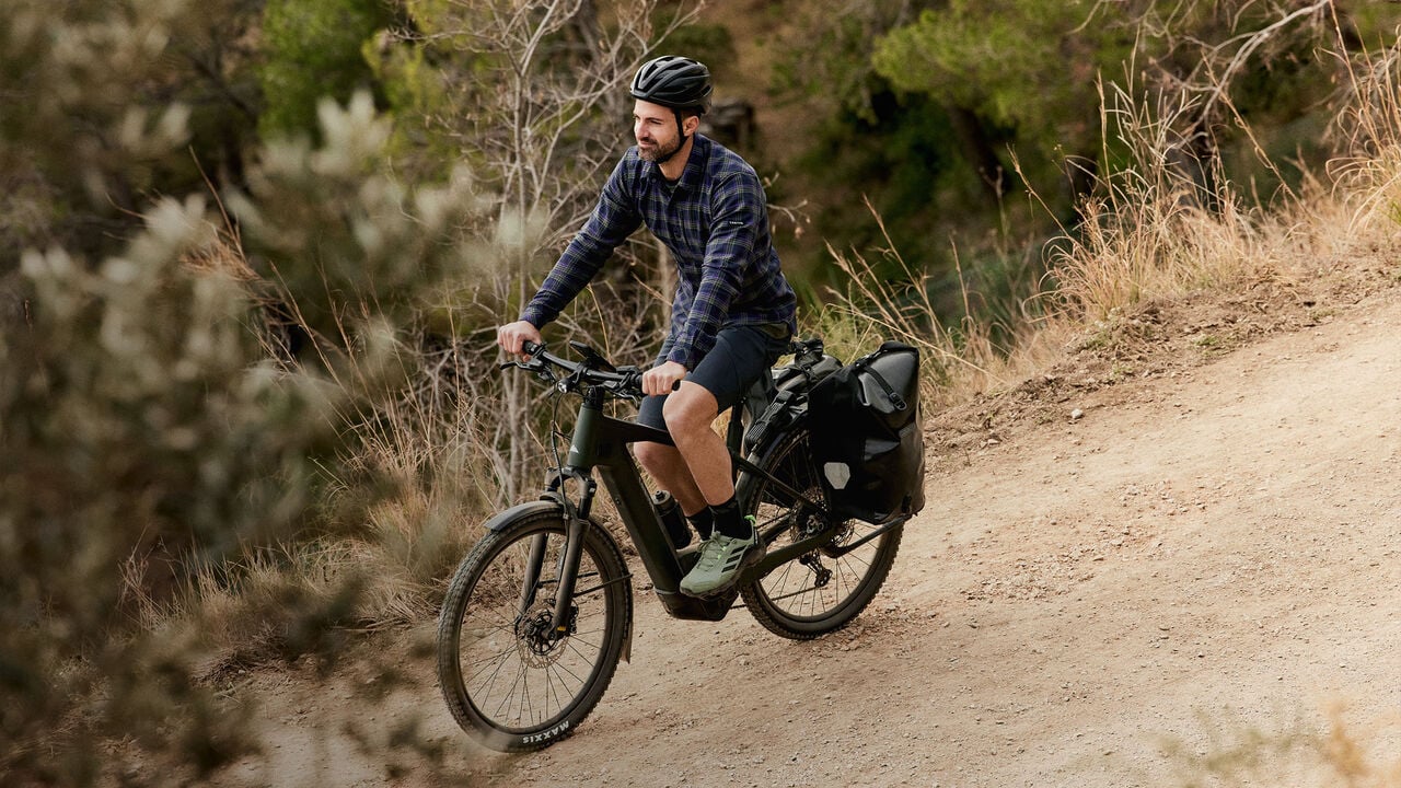 Krachtige e-trekking bike voor lange afstanden