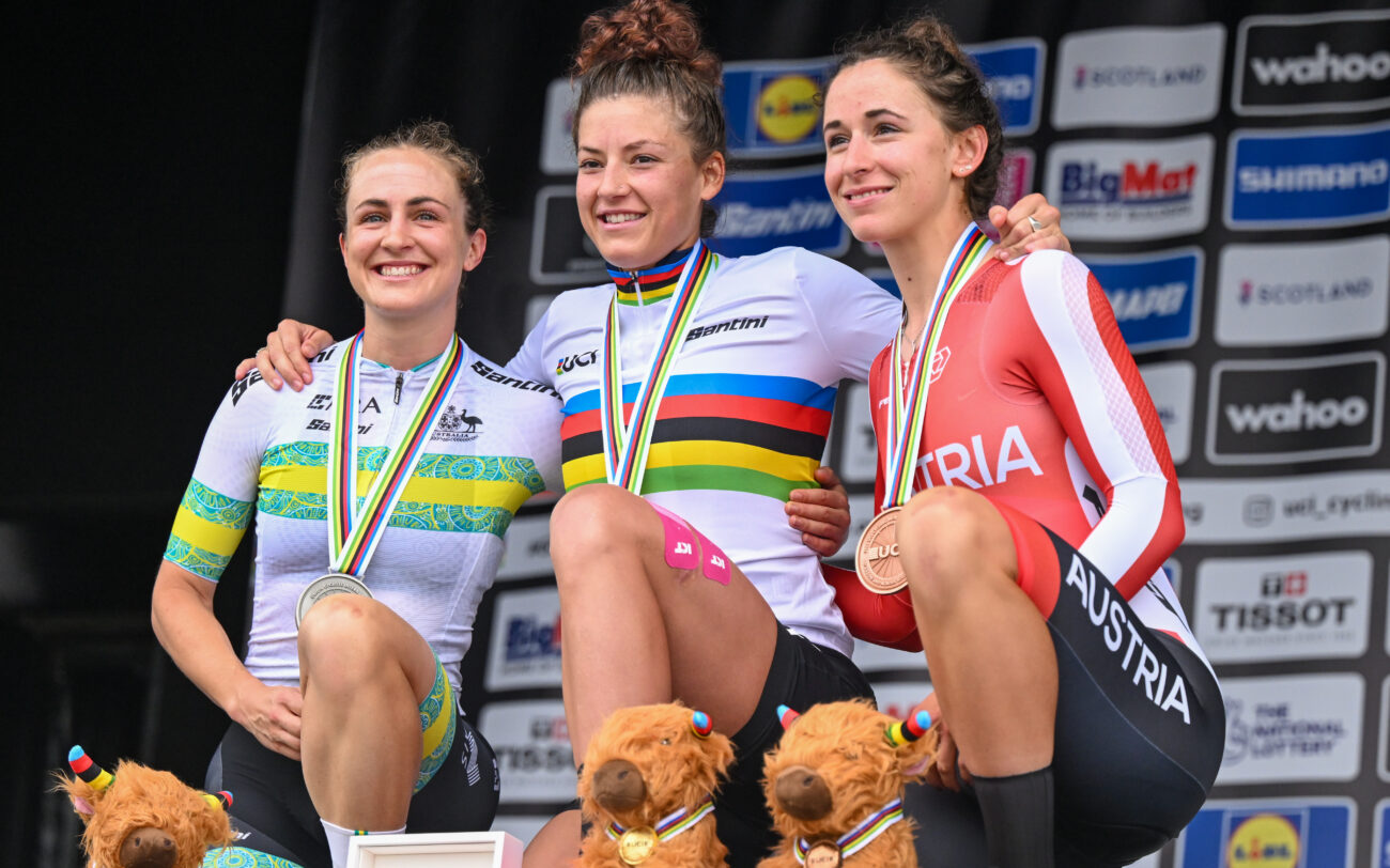 Chloé Dygert - en el Campeonato de la UCI de Glasgow 2023